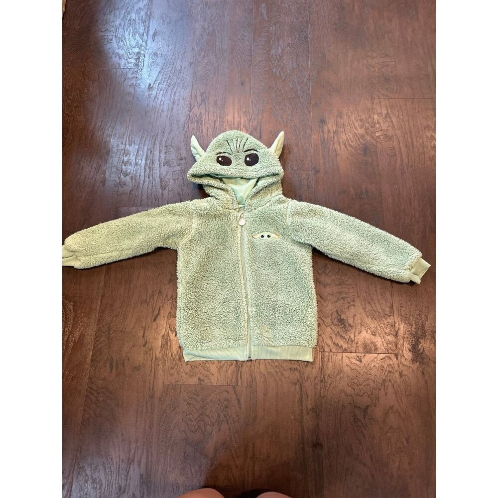 Disney Star Wars Yoda Sherpa Jacket Boys Size 3‎